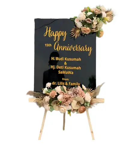 Papan Bunga Akrilik Bunter