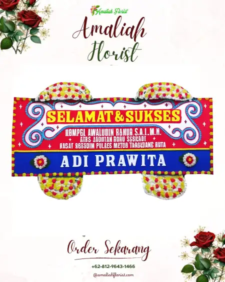Papan Bunga Ucapan Selamat Bunter